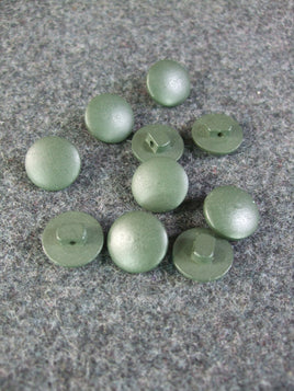 WW2 Italian Mushroom Wooden Buttons Painted 15 mm X10