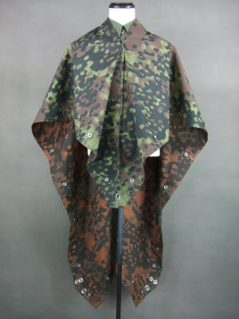 WWII German Plane Tree No.1  Camo Zeltbahn Reversible Quarter & Poncho Tent