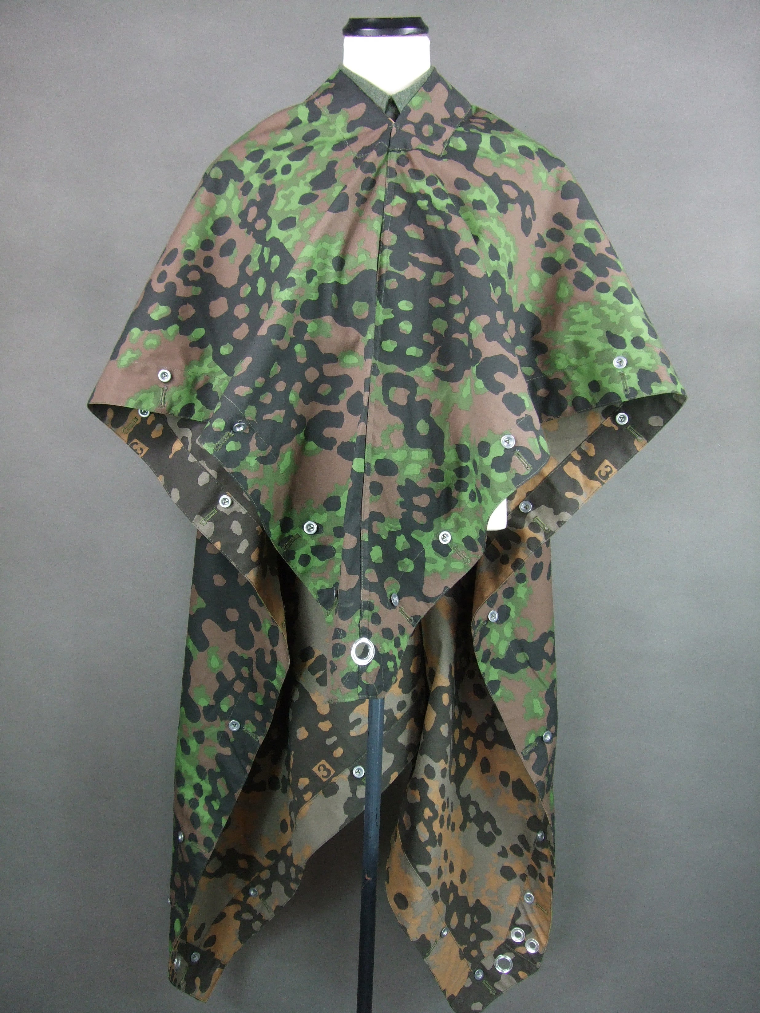 Tente Zeltbahn 1/2 camouflage allemand de la Seconde Guerre mondiale| Hikimilitariashop