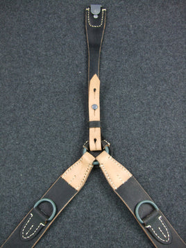 WW2 German Genuine Leather Y-Straps