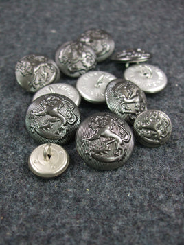 WW2 Finnish Stone Grey Pebble Grain Button 22mm X10 15mm X2
