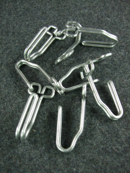 WW2 German Aluminum Uniform Belt Hooks X8