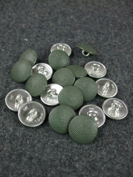 WWII German Painted Grain Tunic Button Field Grey X 20