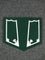 WW2 Finnish Army Captain Collar Tabs Grey + Dark Green