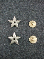 WW2 Italian Royal Army Collar Rank Star X2