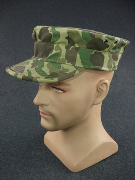WWII US Army Camo HBT Utility Cap Green