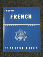 WW2 United States USA English / French Phrase Book TM 30-302