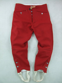 WW1 Austria-Hungary Austro-Hungarian Imperial Troops Madder Red Wool Cavalry Trousers Presale