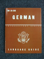 WW2 United States USA English / German Phrase Book TM 30-306
