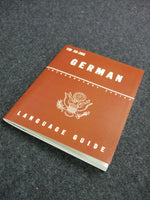 WW2 United States USA English / German Phrase Book TM 30-306