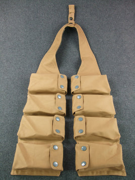 WW2 German DAK Sand Fallschirmjager FG42 Magazine Bandolier Bandoleer