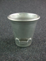 WWII German Aluminum Cup Early Type For 1L Canteen