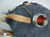 WWII German Luftwaffe LW Canteen, Blue-grey Wool Felt Cover,  Aluminium Cup Set Presale