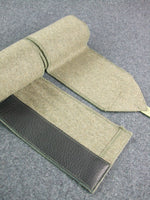 WW1 WW2 Italy Italian M1909 Light Grey Green Wool Straight Leggings Puttees Pair