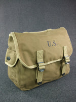 WW2 US Army M1944 Musette Bag Olive Drab in Transitional Green