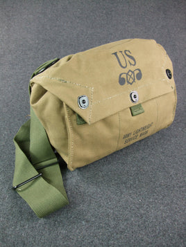 WW2 US Lightweight Service Gas Mask & Carrying Green