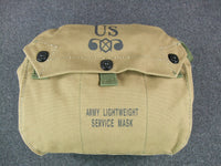 WW2 US Lightweight Service Gas Mask & Carrying Green