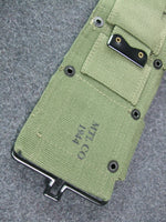 WWII US Army Springfield M1923 Garand Canvas Ammo Belt Green