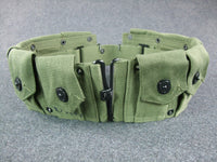 WWII US Army Springfield M1923 Garand Canvas Ammo Belt Green