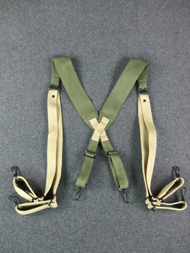 WW2 US Army Standard M1936 Suspender Tan + Green
