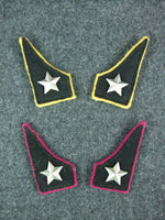 WWII Italy Italian Troops Collar Tabs With Stars