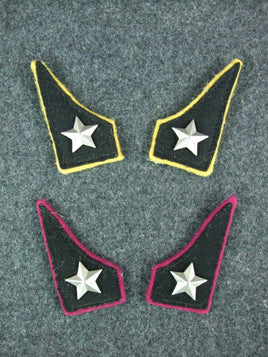 WWII Italy Italian Troops Collar Tabs With Stars