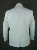 WWII German Political Officer Double Breasted White Cotton Tunic