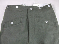 WW1 Austro-Hungarian Imperial K.U.K. Infantry M1910 Field Grey Wool Straight Pantaloons Presale