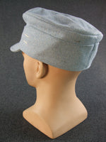 Béret EM allemand WW1, bande rouge + passepoil rouge