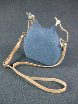 WW1 French M1877 M1915 Horizon Blue Wool Cover Set For 2 Litre Bottle Canteen