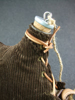 WW1 French M1877 M1915 Brown Corduroy Cover Set For 2 Litre Bottle Canteen