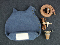 WW1 French M1877 M1915 Horizon Blue Wool Cover Set For 2 Litre Bottle Canteen