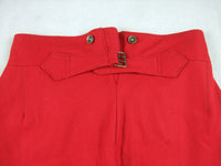WW1 French Cavalry Madder Red Wool Officers Breeches Pre Sale