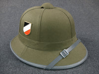 WWII German DAK Wehrmacht Afrikakorps Tropical Pitch Helmet Pre Sale