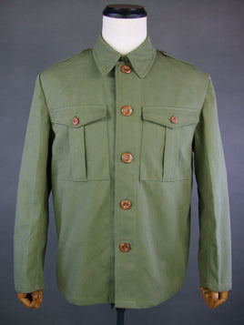 Tunique à double boutonnage en gabardine grise du Führer Field allemand de la Seconde Guerre mondiale