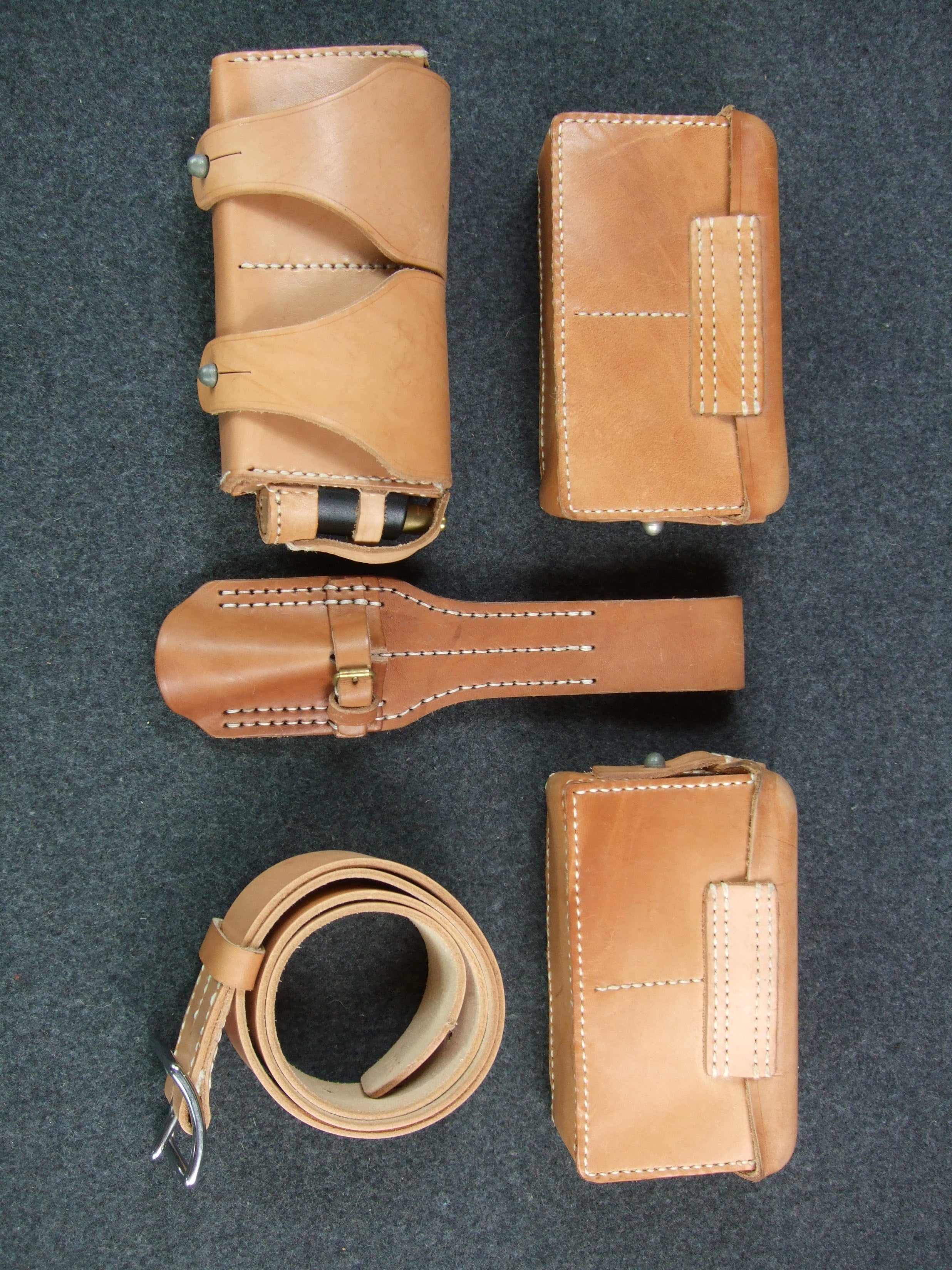 WW1 WW2 Japan Meiji IJA Murata Ammo Pouch Set Lite| Hikimilitariashop