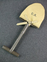 WW2 United States M1910 T-Handle Flat Shovel With Cover