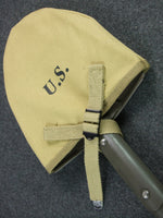 WW2 United States M1910 T-Handle Flat Shovel With Cover