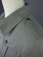WWII Italian Troops Gray Collared Safari Sahariana Jacket Saharian Tunic