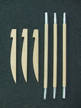WW2 Imperial Japanese Army IJA Tent Stake & Pole 3 Sets For M1938 Shelter Half