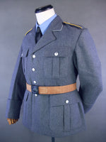 WW2 German Luftwaffe LW NCO Officer Wool Tunic Jacket Blue Grey Wool