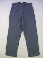 WW2 World War ii German LW Luftwaffe M37 Trousers Pants Blue Grey Wool
