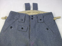 WW2 World War ii German LW Luftwaffe M43 Trousers Pants Blue Grey Wool