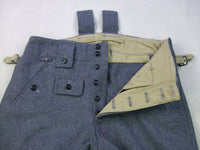 WW2 World War ii German LW Luftwaffe M43 Trousers Pants Blue Grey Wool