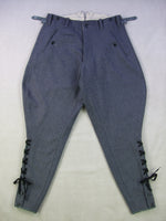 WW2 German LW Officer Breeches Blue Grey Wool