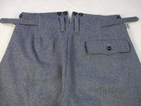 WW2 German LW Officer Breeches Blue Grey Wool