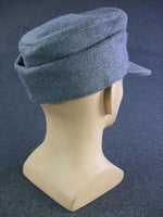WWII German LW M43 Field Cap EM Soldier Blue Grey Wool