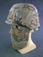 WW2 German Waffen-Elite Oak Leaf Camouflage Sniper Mask Fall-Pattern
