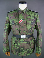 Veste tunique de campagne allemande Elite OAK Camo M43 de la Seconde Guerre mondiale