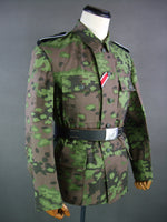 Veste tunique de campagne allemande Elite OAK Camo M43 de la Seconde Guerre mondiale